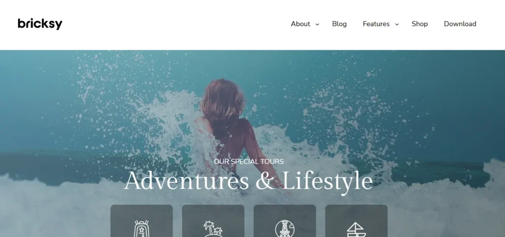 Bricksy best photography theme