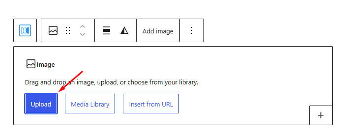 upload the image in hover card