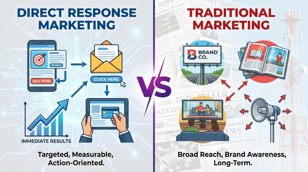 Direct Response Marketing vs Traditional Marketing