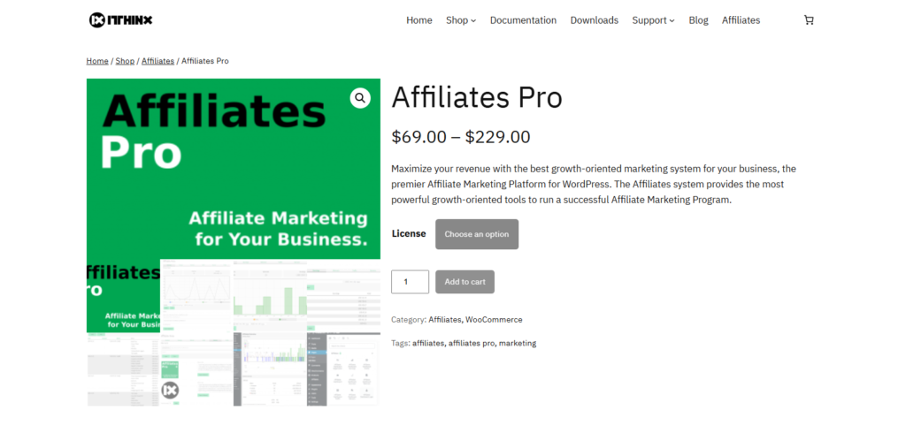 Affiliates by itthinx 